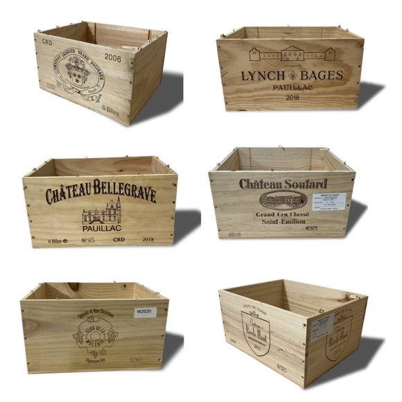 Napa Valley wine crate, wood crate, wooden wine crate - Picture 6 of 12